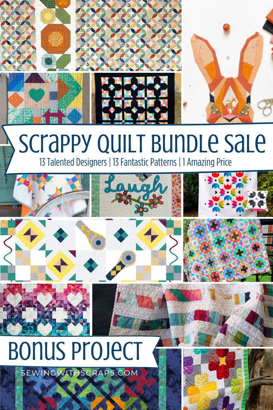 Scrappy Quilt Pattern Pack Bundle | April Edition